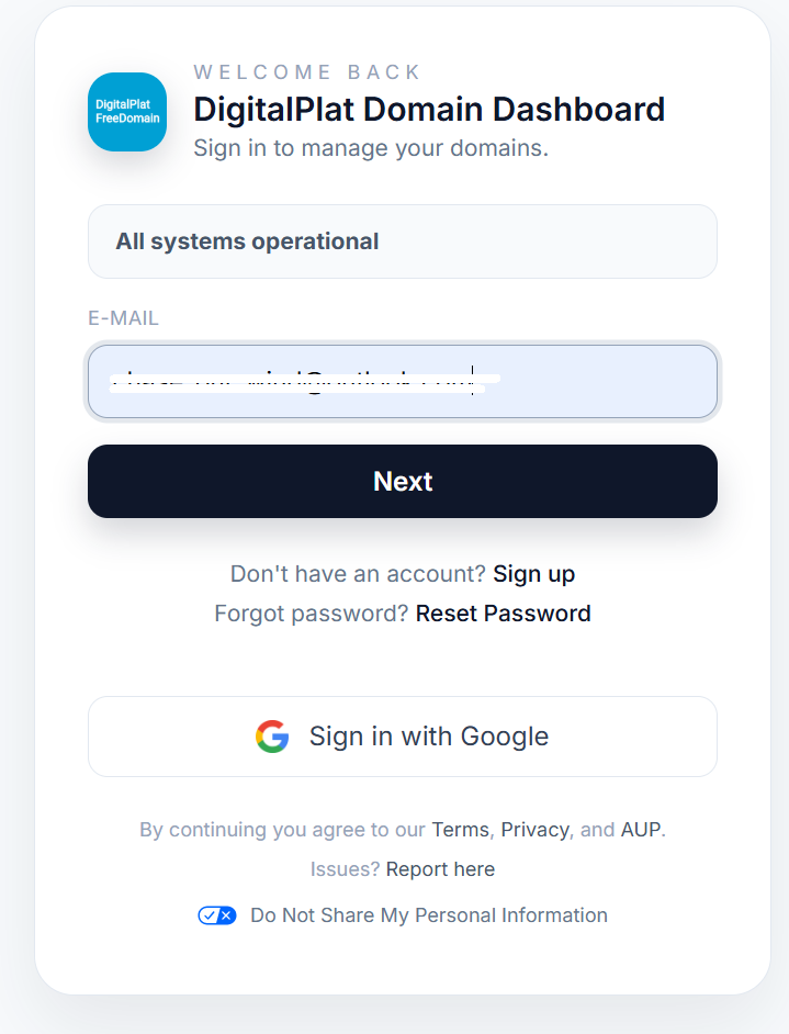 login